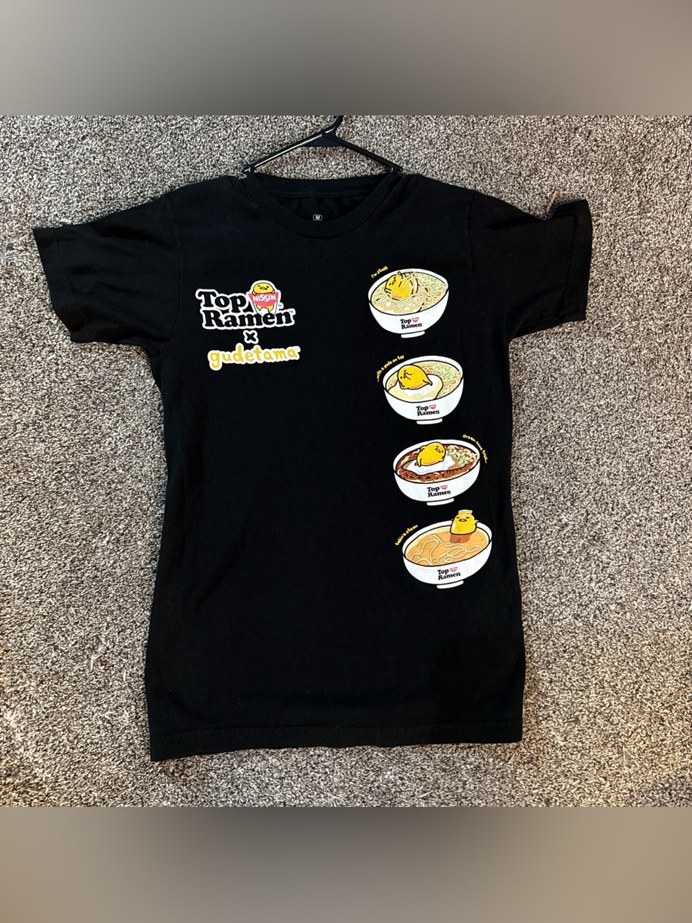 Top Ramen x Gudetama Bowls Tee T-Shirt BoxLunch Exclusive Ripple Junction (M)
